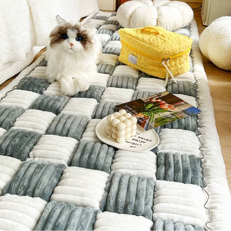 Bankhoes Katoen met Gewatteerde Beschermlaag 60x180cm Antislip Meubelbeschermer Zithoezen Diverse Kleuren