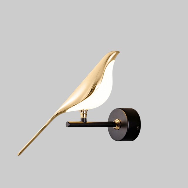 Wandlamp Vogel Design LED Magnetisch Draaibaar Warm Neutraal Koud Licht Woonkamer Decoratief