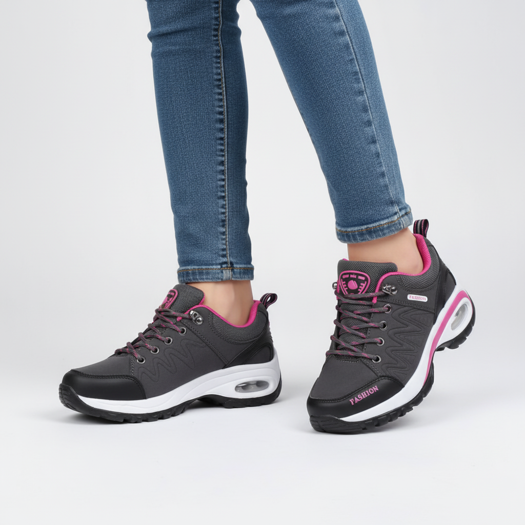 Orthopedische Wandelschoenen Dames Ergonomisch Steunzool Antislip Textiel Ademend Comfort Dagelijks Casual