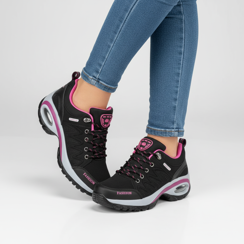 Orthopedische Wandelschoenen Dames Ergonomisch Steunzool Antislip Textiel Ademend Comfort Dagelijks Casual