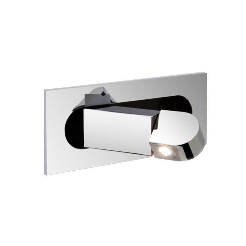 LED wandlamp met verborgen schakelaar - druk in, druk uit - verstelbare kop voor leeslicht naast bed