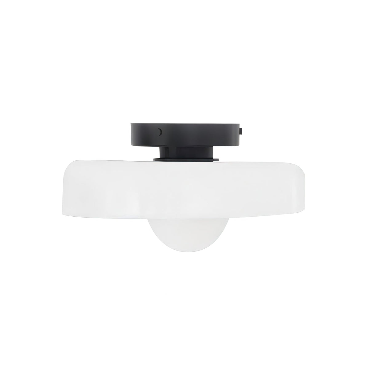 Disc Orb Plafondlamp - Moderne Glazen Lampenkap Rond Scandinavisch Design Messing Basis 3 Lichtpunten Warm Licht Woonkamer Slaapkamer Eetkamer