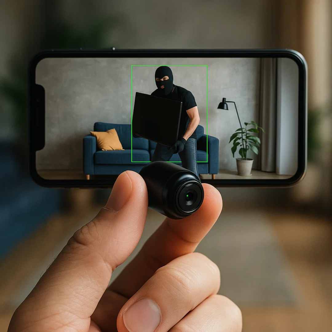 Compacte Bewakingscamera met Audio & Nachtzicht - WiFi & Hotspot