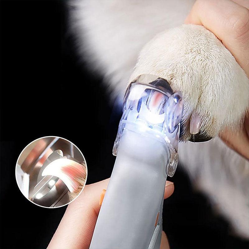 Nagelknipper voor Honden met LED-verlichting Veilig Knippen Huisdier Nagelverzorging RVS Trimmer Pedicure