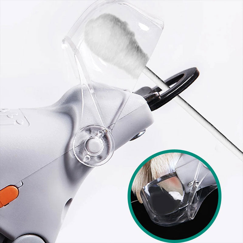 Nagelknipper voor Honden met Geïntegreerde Sensorbeveiliging | Premium RVS Nageltrimmer met Ergonomisch Handvat | Pijnloos Klauwverzorging voor Grote en Kleine Honden | Veilige Nagelschaar Huisdieren