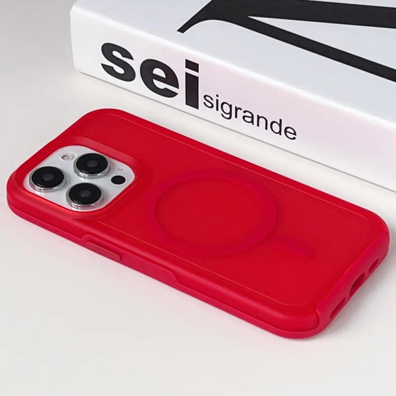 Prismatische Telefoonhoes met Draadloos Opladen iPhone 14 15 16 Pro Max Transparante Beschermhoes Shockproof