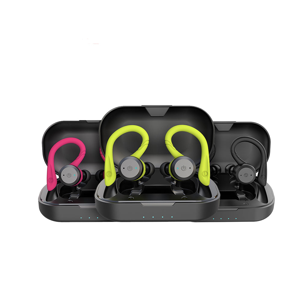 Draadloze Sportoordopjes Waterdicht IPX7 met 20 Uur Speeltijd | Bluetooth 5.0 voor Zwemmen en Fitness | Ergonomische Pasvorm