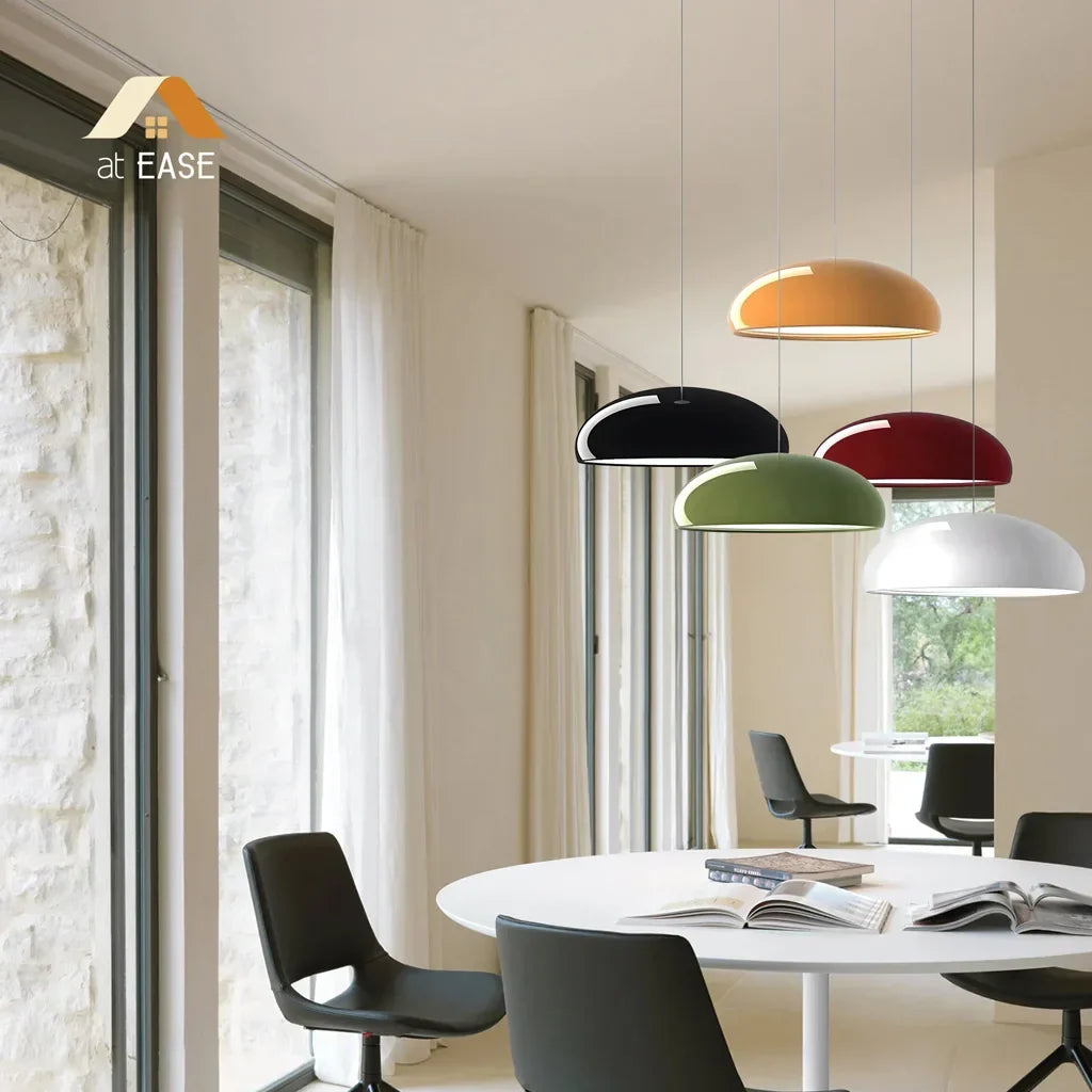 Design Hanglamp met Metalen Kap - Moderne LED Verlichting in Kleuren