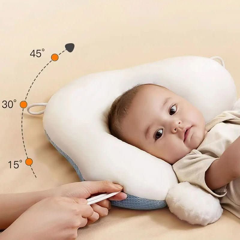Ergonomisch Babykussen met Ademend Comfort en Zachte Hoofdondersteuning voor Pasgeborenen 0-12 Maanden Baby