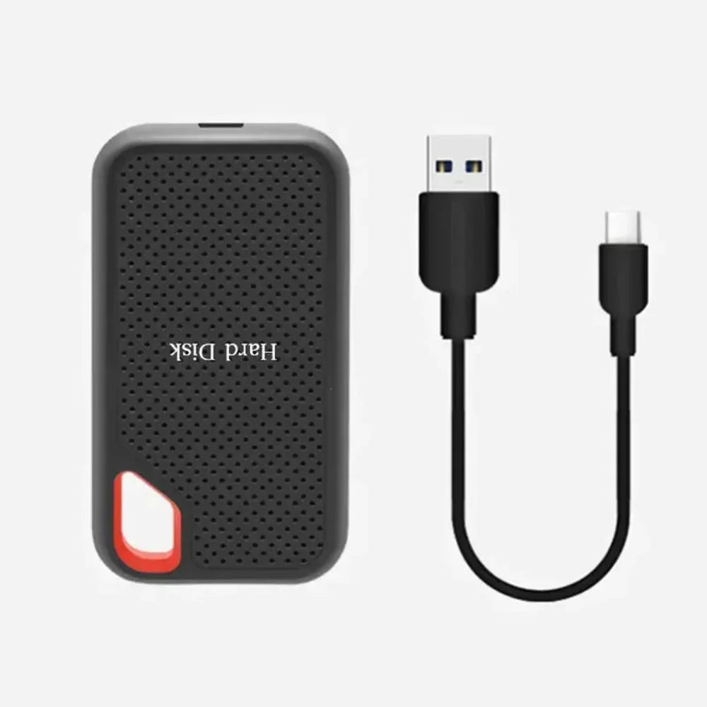 Externe SSD Harde Schijf 64 TB voor supersnelle gegevensoverdracht en veilige opslag - Draagbare SSD Schijf Extern met USB 3.2 Type-C
