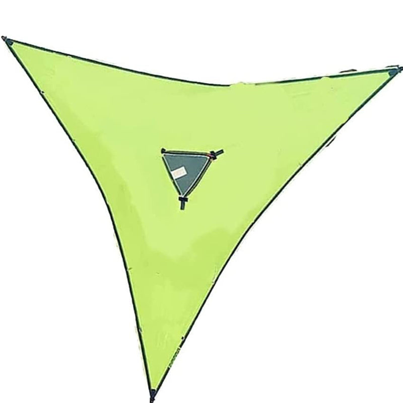 Driehoekige Hangende Hangmat Meerpersoons met Ankersysteem voor Camping Tuin Buiten Ontspanning Relax