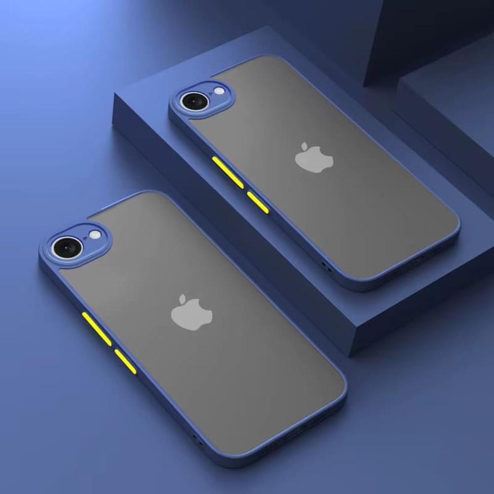 Schokbestendige Telefoonhoes iPhone 16E Siliconen TPU Beschermhoesje met Knoppen Valbeveiliging Ultradun