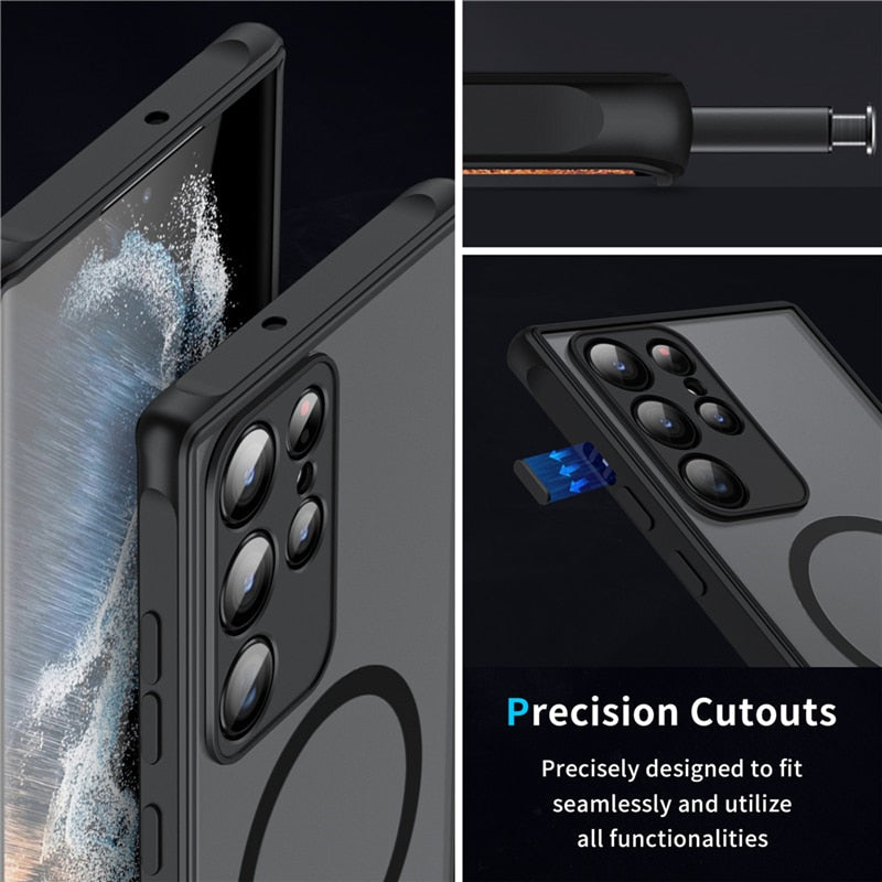 Magnetische Telefoonhoes voor Samsung - Schokbestendig - Bescherming tegen Vallen en Krassen - Slank Design