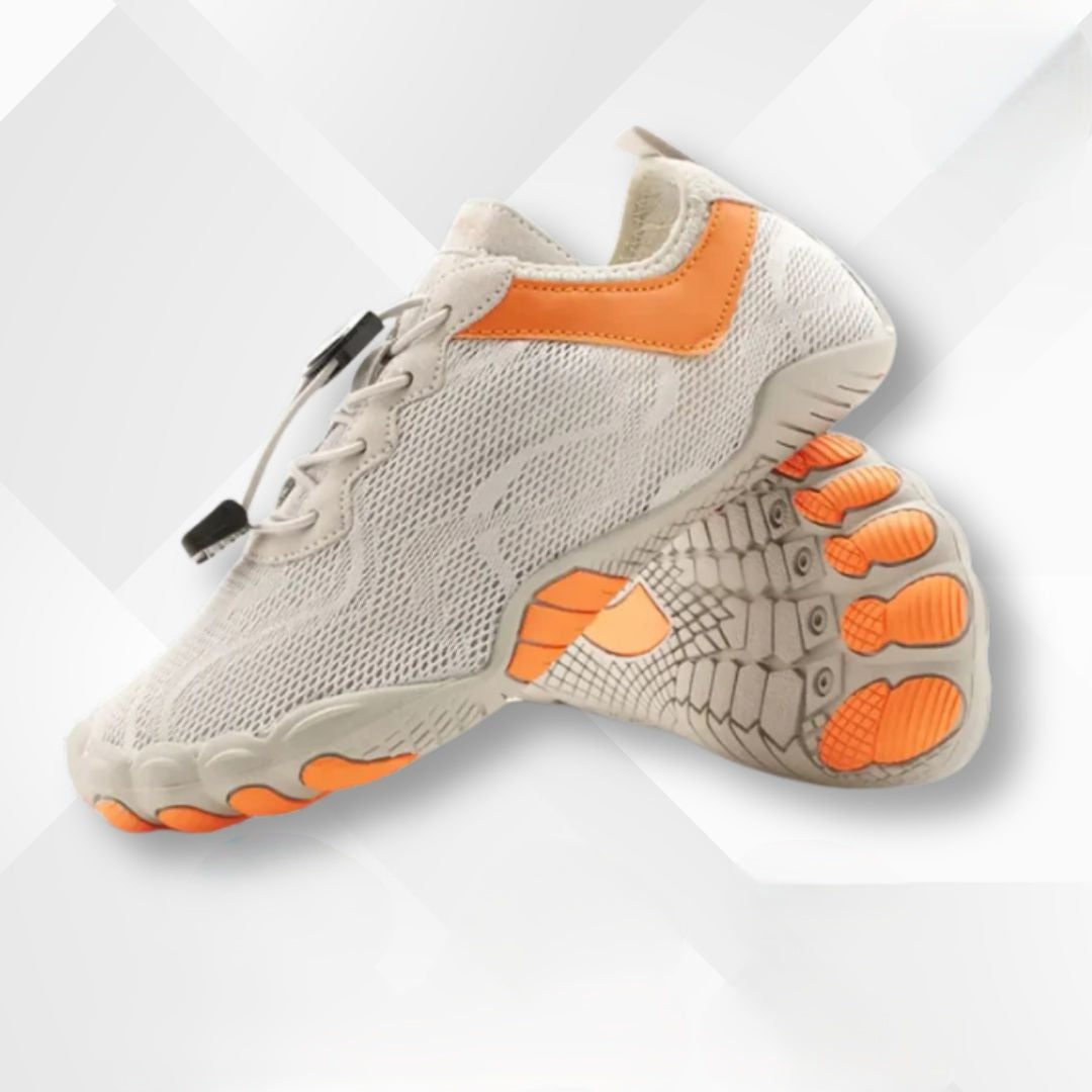 Waterdichte Barefootschoenen met Orthopedische Ondersteuning Dames Heren Brede Teenbox Zwart Wandelschoenen
