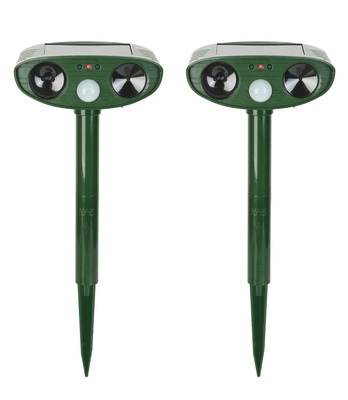 Zonne-energie Dierenverjager met Ultrasone Sensor Bewegingsdetectie voor Tuin Patio Gazon Ongedierte Bescherming