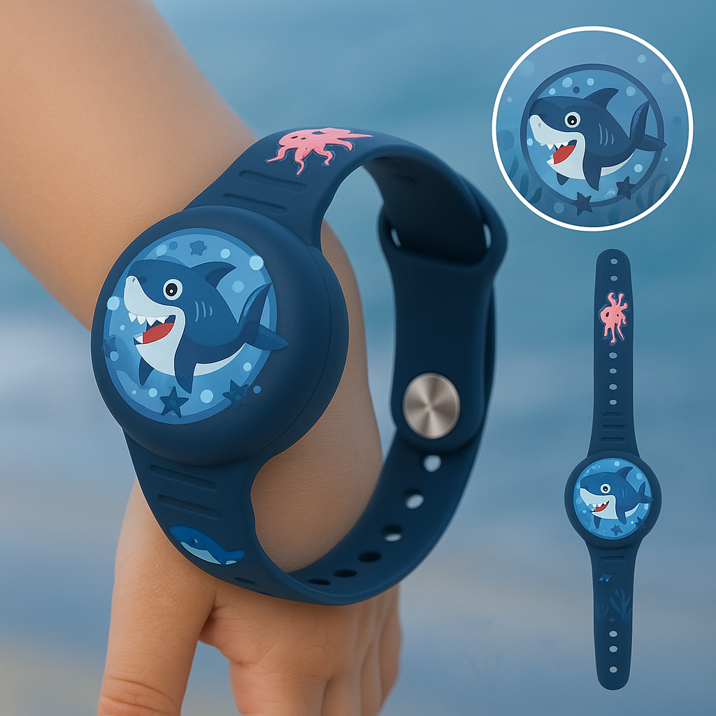 Siliconen Kinderarmband met Tracker-houder | Verstelbaar Sportarmband Speelse Designs