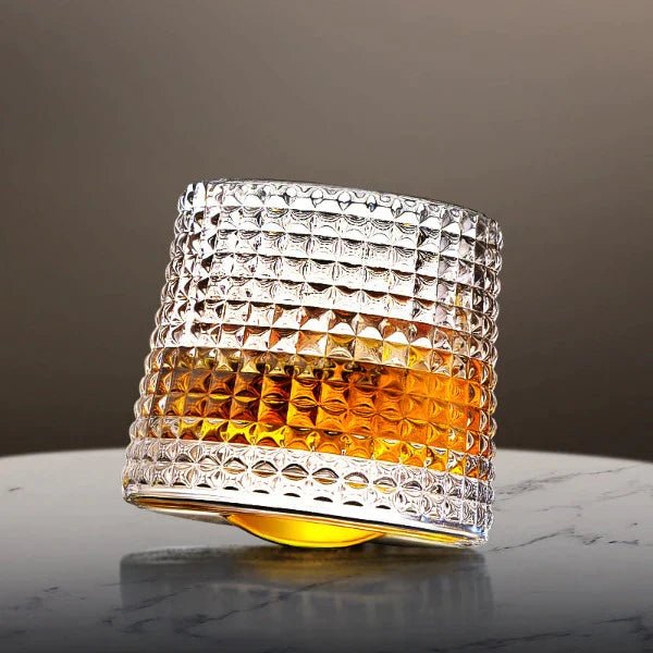 Draaibare Whiskyglazen Set - Loodvrij Kristal - Voor Intense Aromas en Stijlvol Genieten