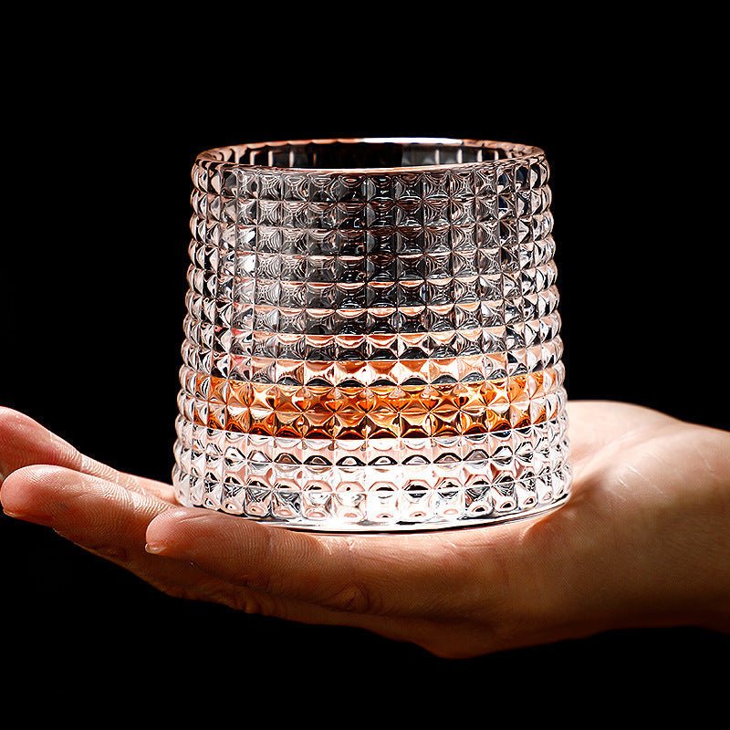 Draaibare Whiskyglazen Set - Loodvrij Kristal - Voor Intense Aromas en Stijlvol Genieten