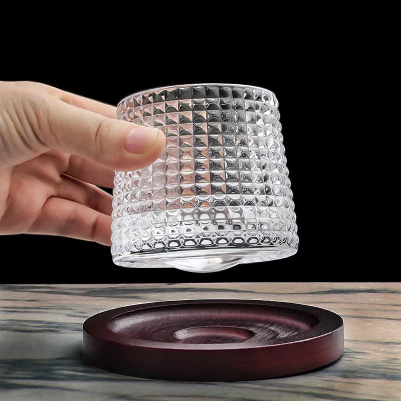 Draaibare Whiskyglazen Set - Loodvrij Kristal - Voor Intense Aromas en Stijlvol Genieten