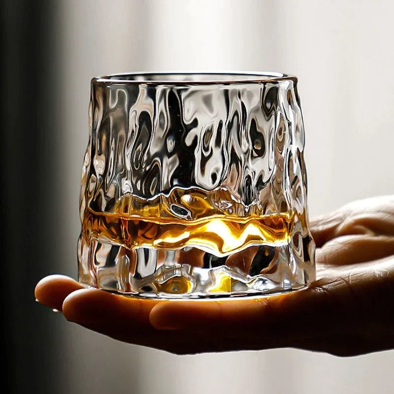 Draaibare Whiskyglazen Set - Loodvrij Kristal - Voor Intense Aromas en Stijlvol Genieten