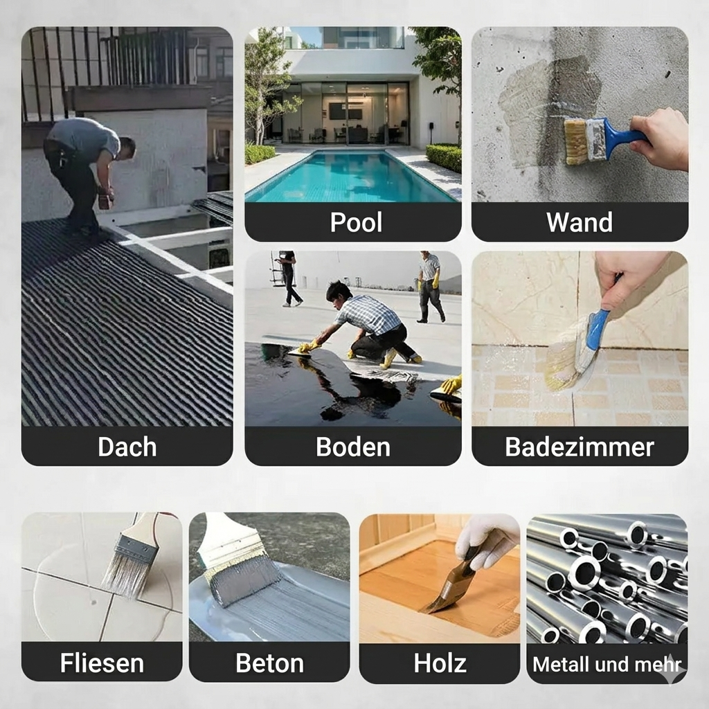 Waterdichte Coating voor Muren, Daken en Gevels - Transparante Afdichting tegen Vocht