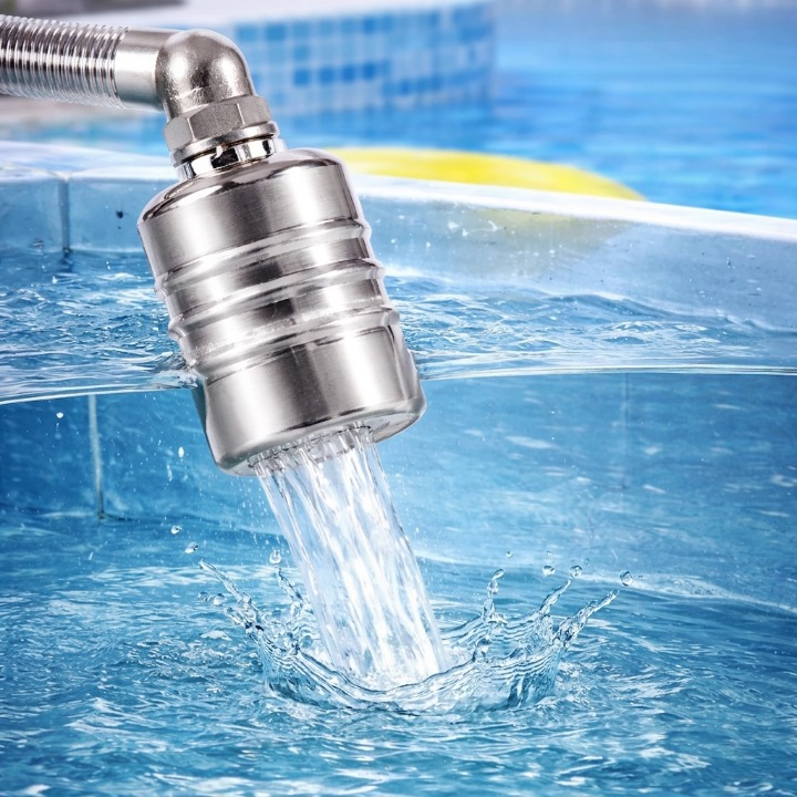 Automatisch Vlotterventiel met Edelstalen Zwemmer voor Watertanks - Drukgestuurd zonder Stroom
