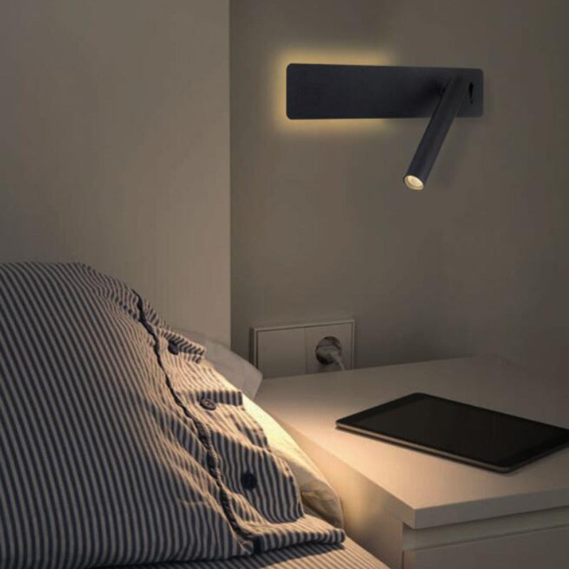 Draaibare LED Leeslamp Wandmontage Zwenkbaar Bedverlichting Verstelbaar