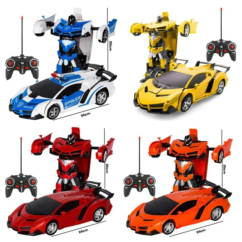 RC Transformerende Auto - Speelgoedauto en Robot in Één met Afstandsbediening