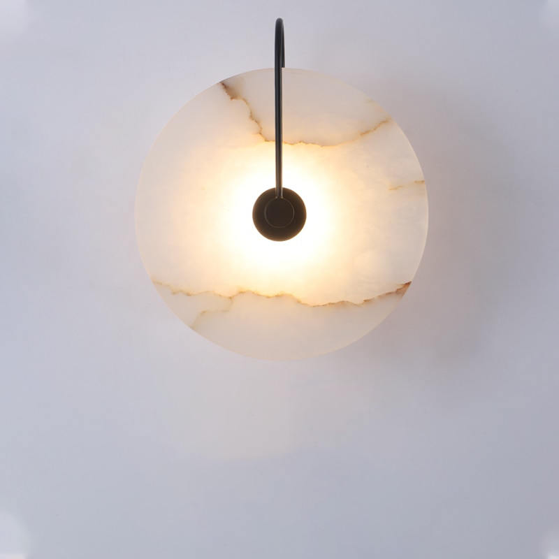 Moderne Marmeren Wandlamp met LED-verlichting - Stijlvolle Binnenverlichting voor Hal & Woonkamer