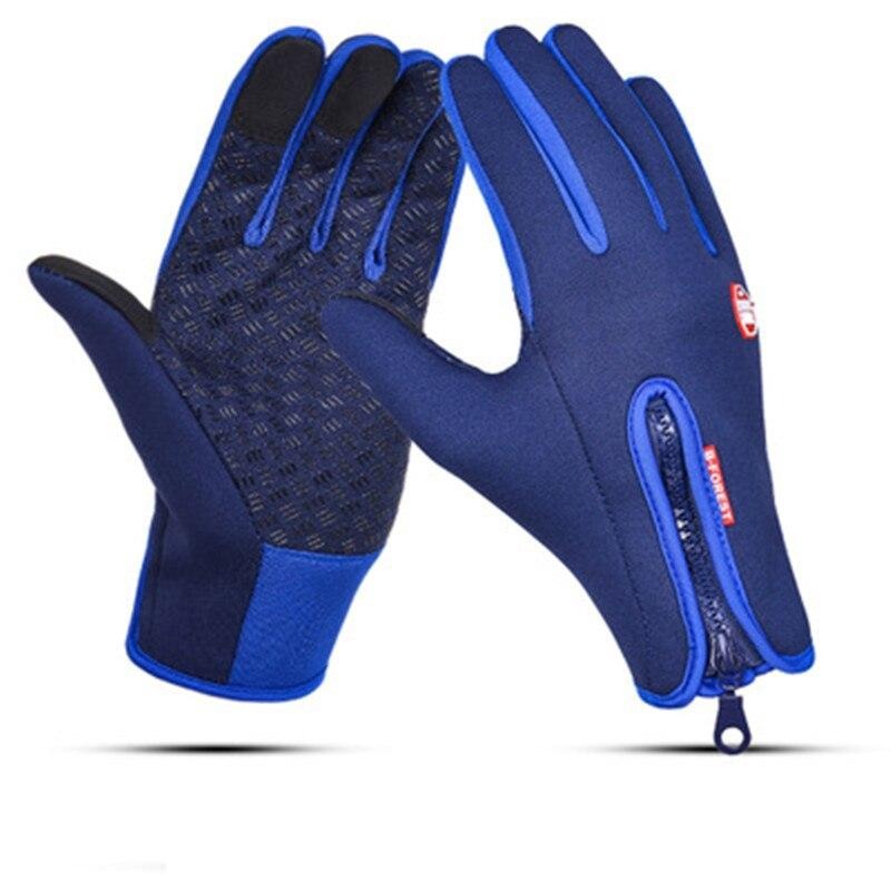 Waterbestendige en Winddichte Handschoenen - Zachte Fleece Voering Thermo Touchscreen Compatibel - Unisex Winter Handschoenen Outdoor Sport Fietsen Wandelen
