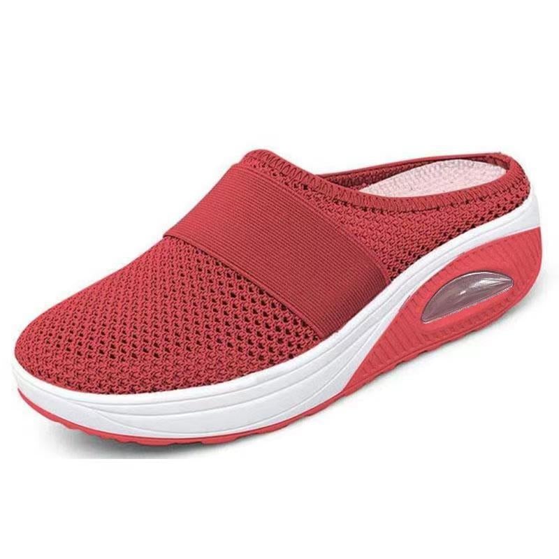 Orthopedische Dames Sneakers met Luchtkussen Demping Mesh Ademend Wandelschoenen Antislip Maat 35-42