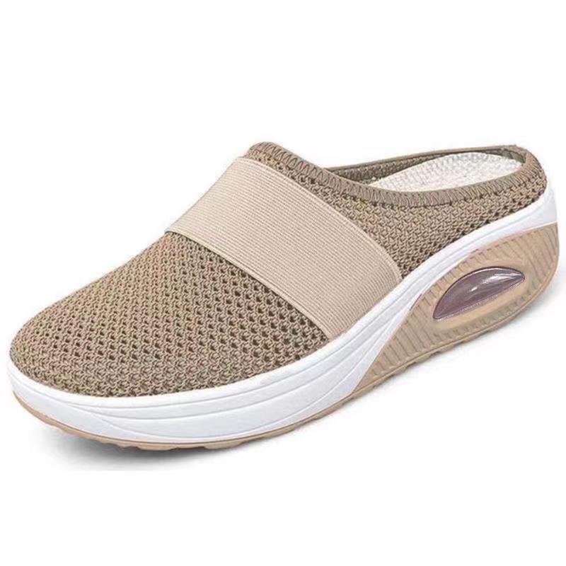Orthopedische Dames Sneakers met Luchtkussen Demping Mesh Ademend Wandelschoenen Antislip Maat 35-42
