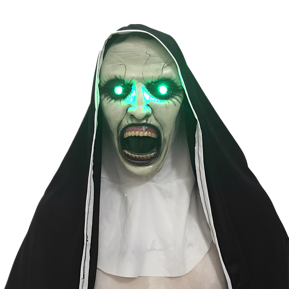 Latex Masker Volledig Hoofd Halloween 100 Procent Natuurlatex met Haren Bewegelijke Mond Universele Pasvorm