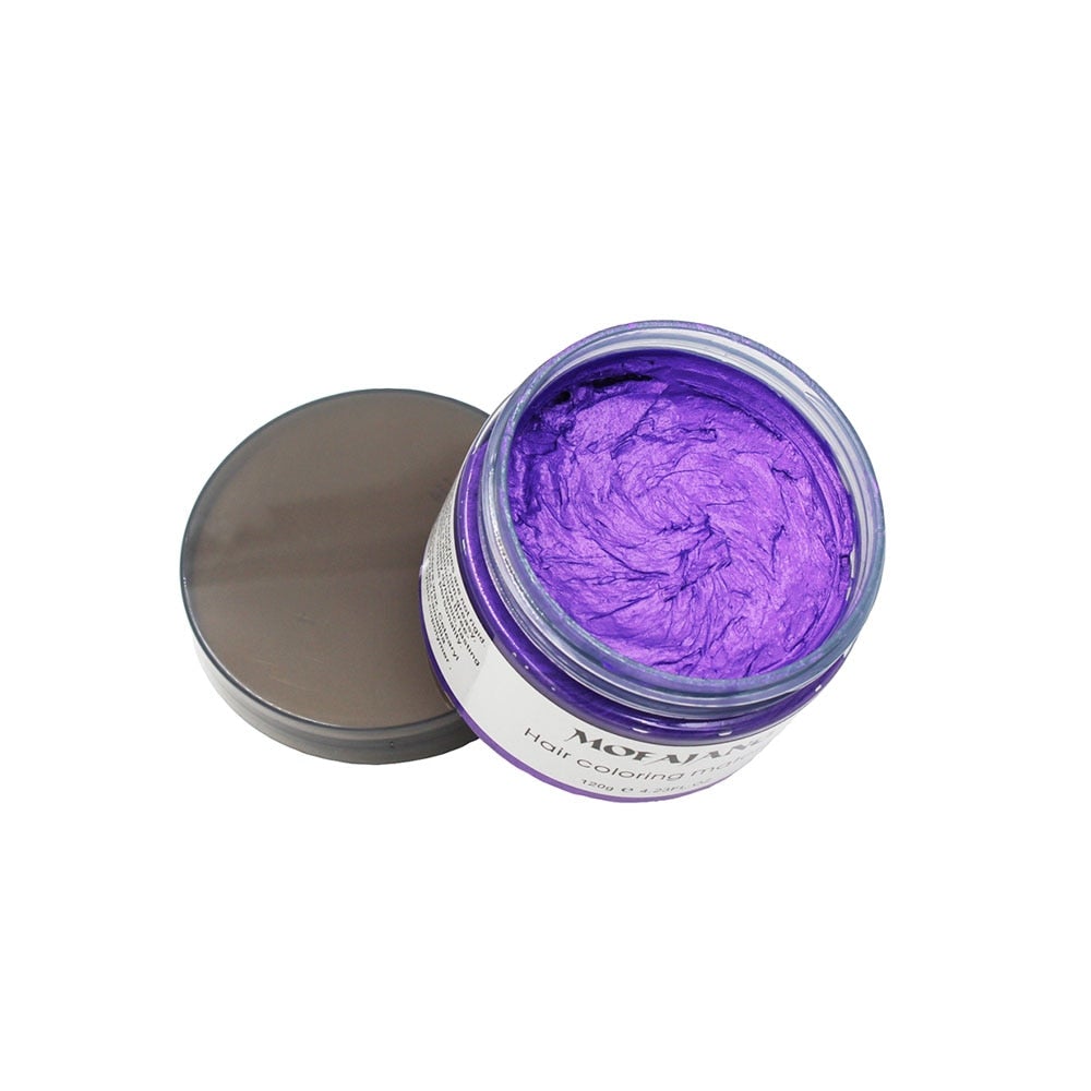 Styling Haarwas - Tijdelijke Kleur Styling Wax voor Natuurlijke Haarverf
