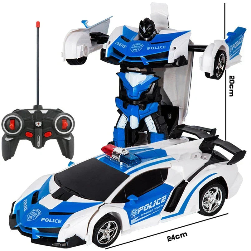 RC Transformerende Auto - Speelgoedauto en Robot in Één met Afstandsbediening