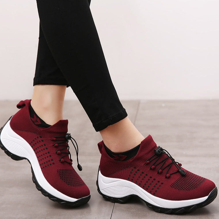 Orthopedische Wandelschoenen met Voetgewelfsteun Ademend Breimesh voor Plantaire Fasciitis Hielspoor Hallux Valgus Artritis