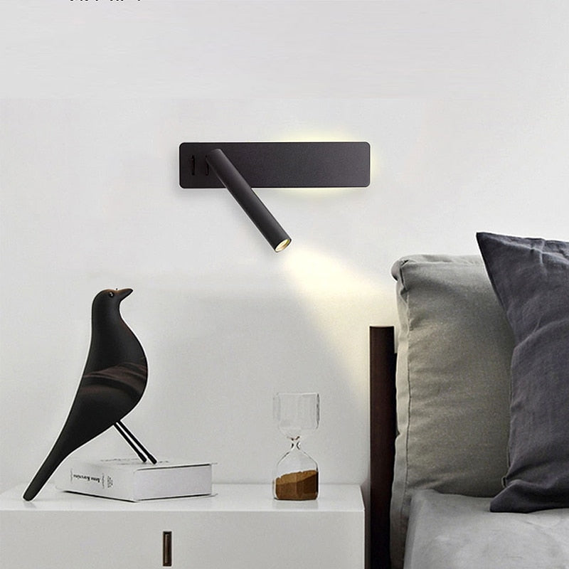Draaibare LED Leeslamp Wandmontage Zwenkbaar Bedverlichting Verstelbaar