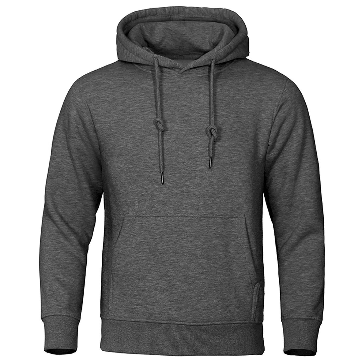 Heren Fleece Hoodie met Capuchon - Warme Trui voor Herfst & Winter - Comfortabele Pasvorm - Casual Streetwear