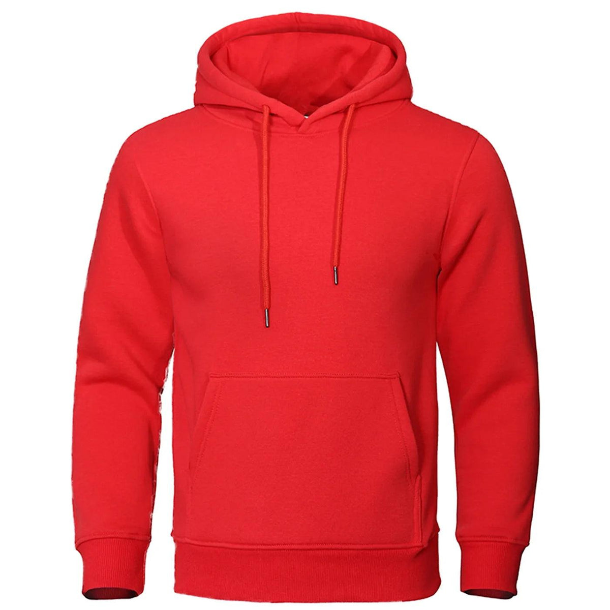 Heren Fleece Hoodie met Capuchon - Warme Trui voor Herfst & Winter - Comfortabele Pasvorm - Casual Streetwear