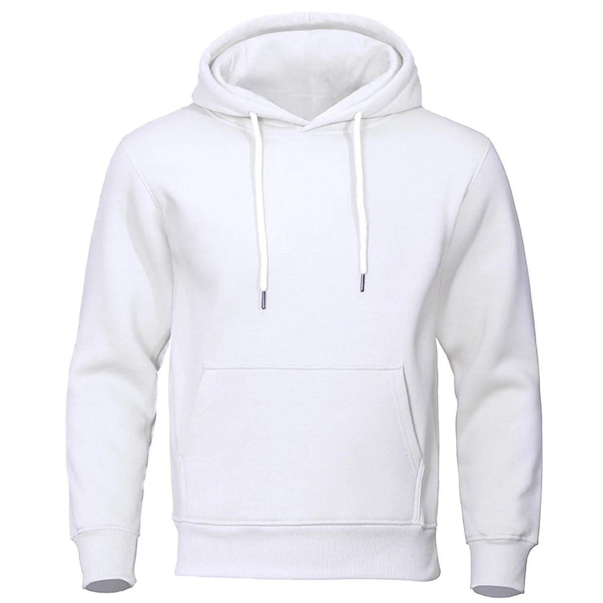 Heren Fleece Hoodie met Capuchon - Warme Trui voor Herfst & Winter - Comfortabele Pasvorm - Casual Streetwear