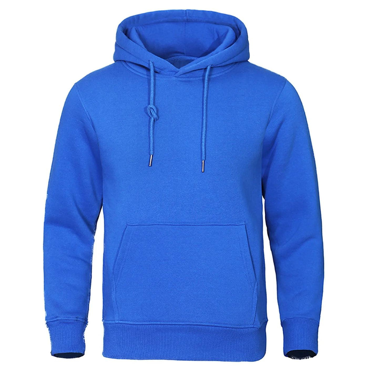 Heren Fleece Hoodie met Capuchon - Warme Trui voor Herfst & Winter - Comfortabele Pasvorm - Casual Streetwear