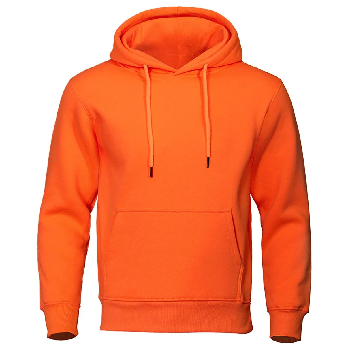 Heren Fleece Hoodie met Capuchon - Warme Trui voor Herfst & Winter - Comfortabele Pasvorm - Casual Streetwear
