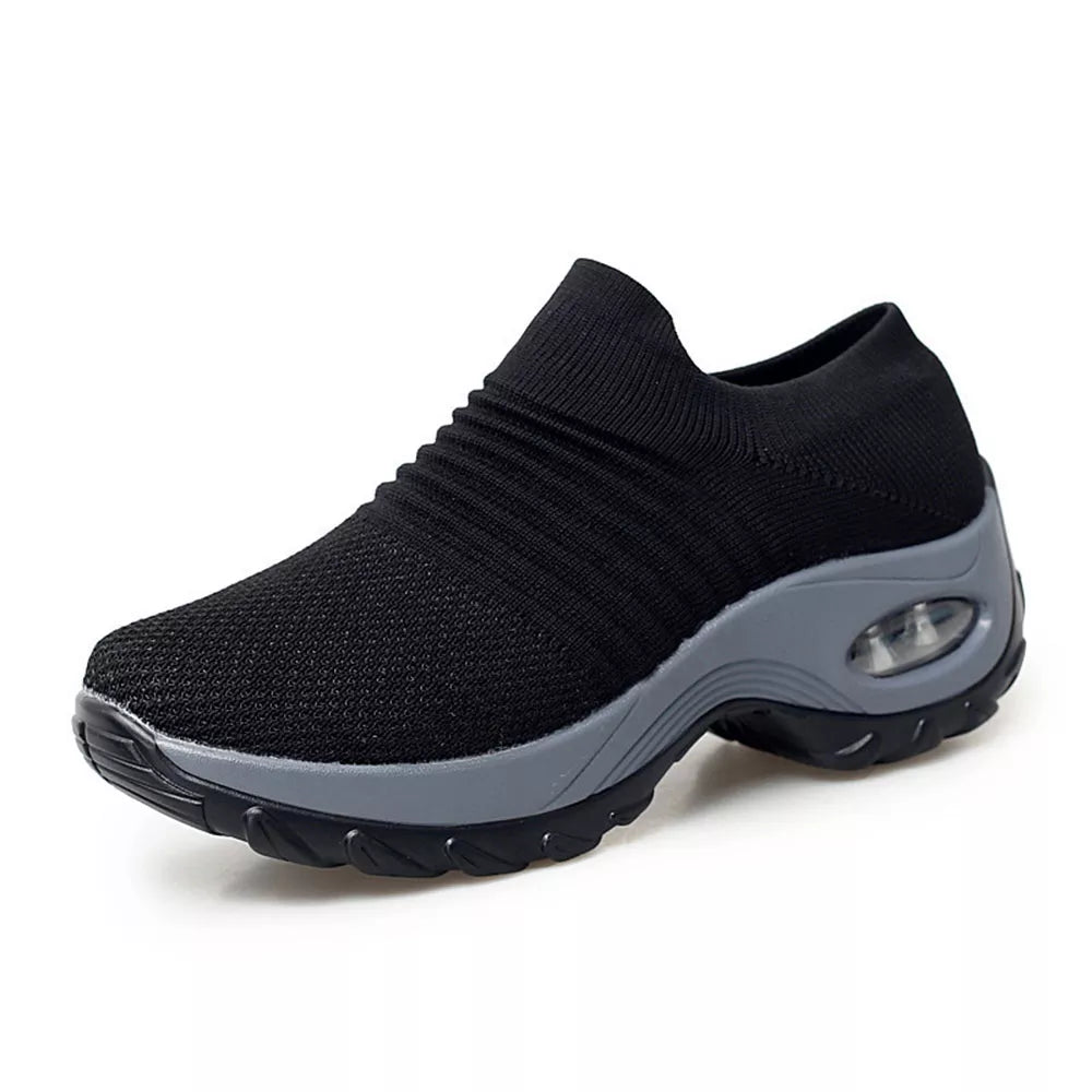 Dames Sneakers Luchtkussen Zool Steunend Wandelschoenen Optimaal Comfort Stabiliteit Dagelijks Sportief