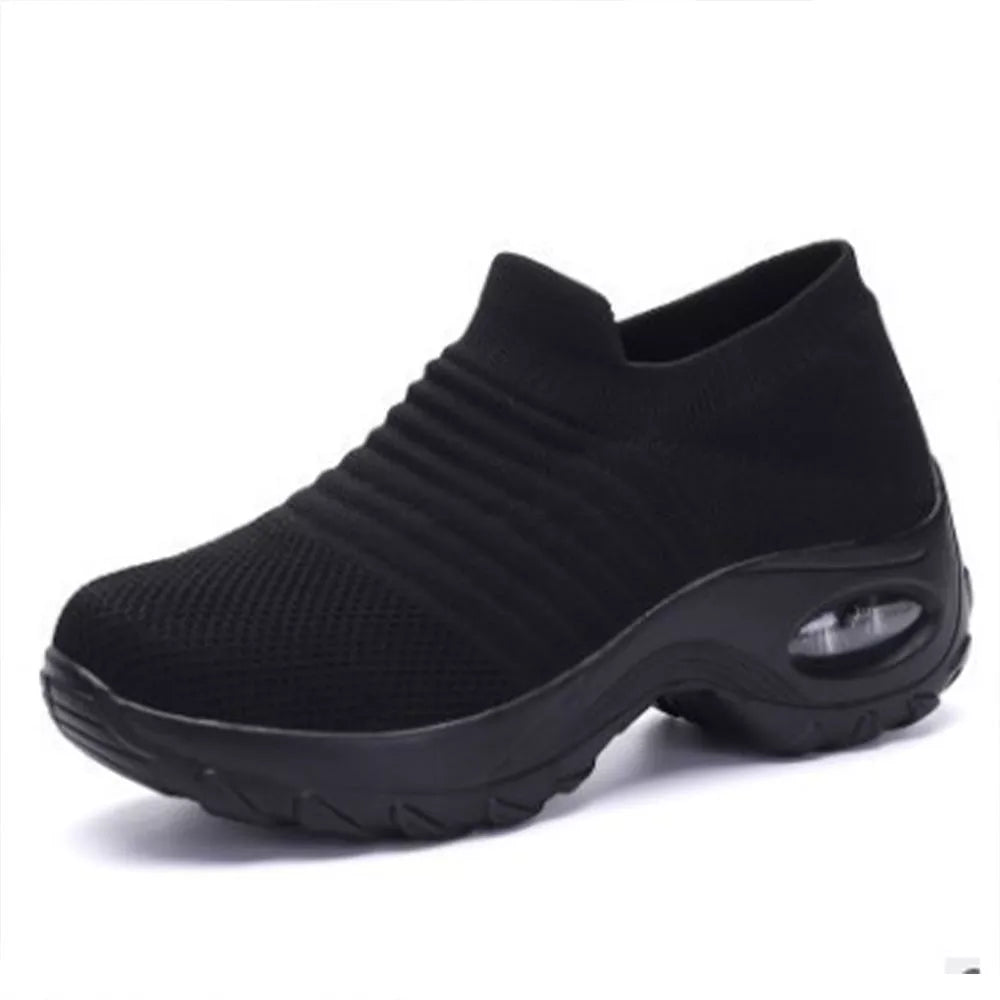 Dames Sneakers Luchtkussen Zool Steunend Wandelschoenen Optimaal Comfort Stabiliteit Dagelijks Sportief