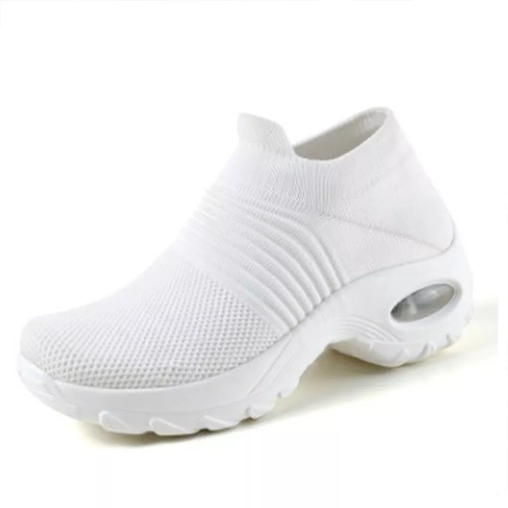 Dames Sneakers Luchtkussen Zool Steunend Wandelschoenen Optimaal Comfort Stabiliteit Dagelijks Sportief
