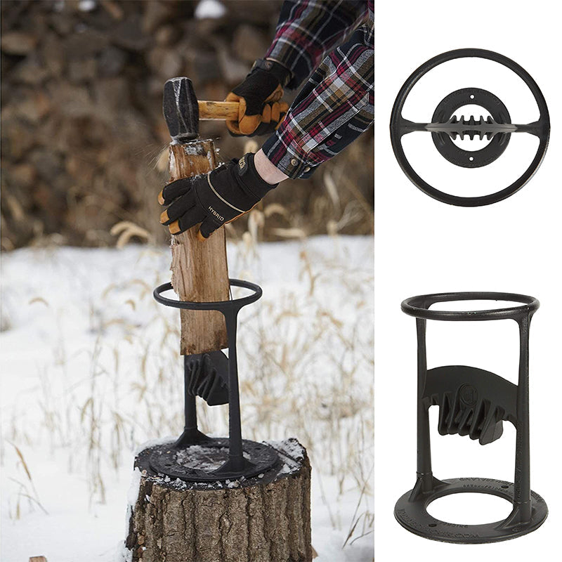 Handmatige Houtsplijter Gietijzer 27cm voor Haardhout en Camping