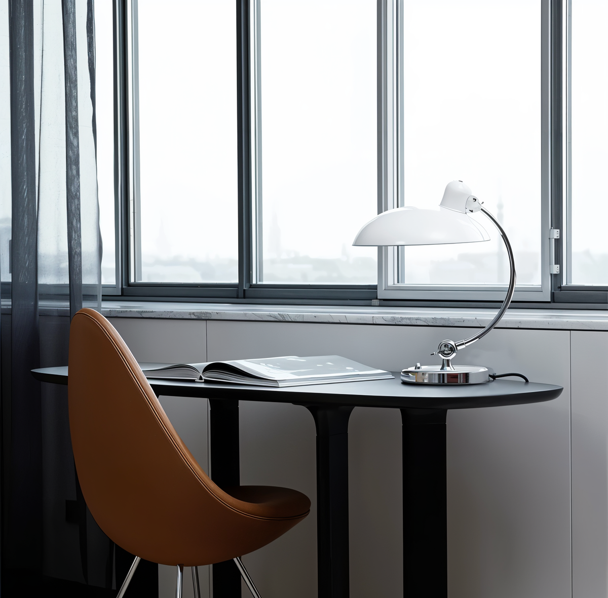 Verstelbare Tafellampen met IJzeren Kap Retro E27 Fitting Leeslamp Bureaulamp Nachtkastje Verlichting