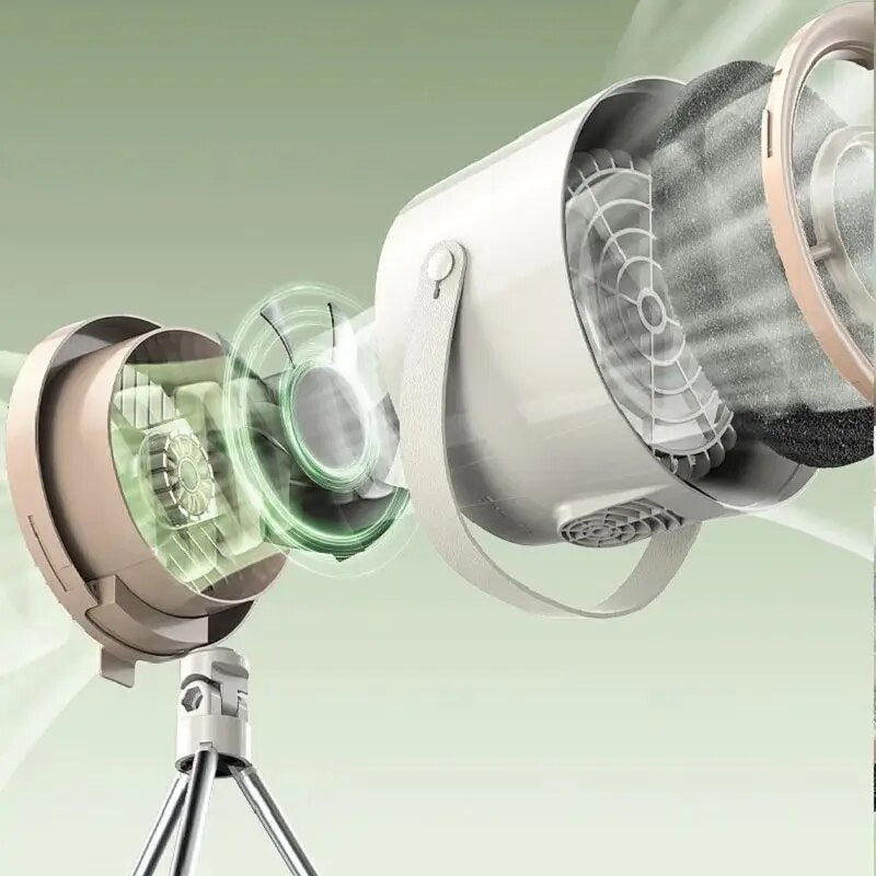 Compacte Rookfilter voor Schone Lucht zonder Geuren - Draagbaar USB Luchtfiltersysteem