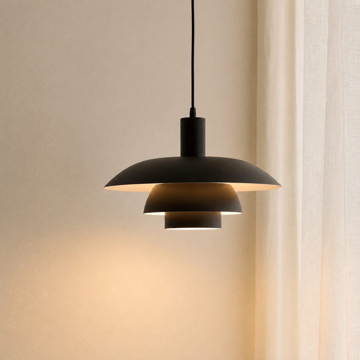 Scandinavische Metalen Hanglamp LED Dimbaar voor Eetkamer Keuken Woonkamer Plafondverlichting 29-39cm