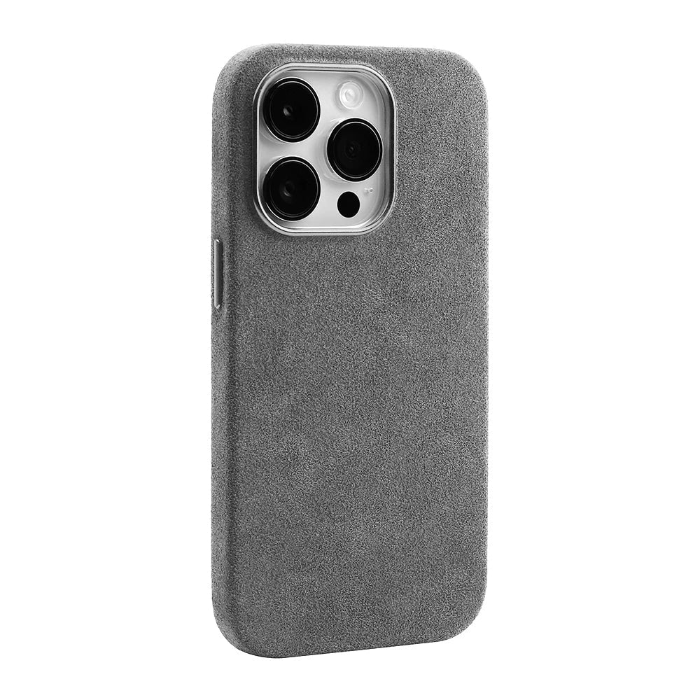 Premium Suède-Feel Telefoonhoesje iPhone - Zacht Microvezel met Shockbescherming & Krasbestendige Coating